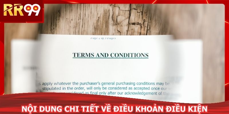 Nội dung chi tiết về điều khoản điều kiện